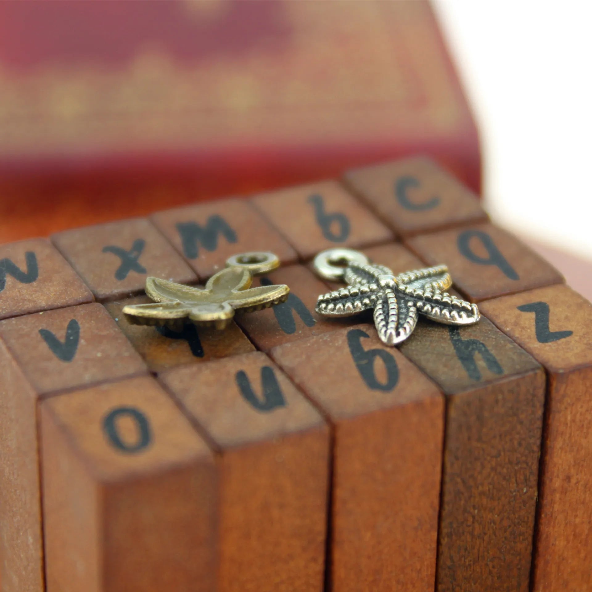12MM Antique Silver Zinc Alloy Starfish Charm Pendant for DIY Necklace Bracelet Jewelry Making
