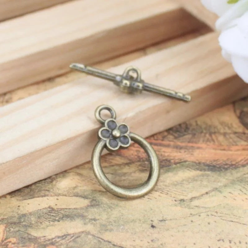 14MM Antique Silver Zinc Alloy Flower Charm Pendant for DIY Necklace Bracelet Jewelry Making