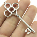 67mm 7g Multicolor Zinc Alloy Key Charm Pendant for DIY Bracelet Necklace Jewelry Making