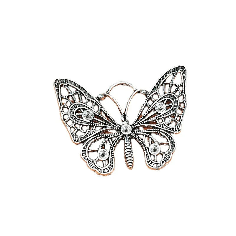 48x35MM Zinc Alloy Butterfly Charm Pendant for DIY Necklace Bracelet Jewelry Making