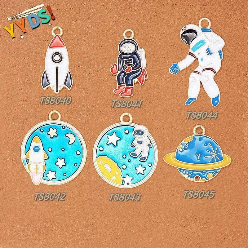Zinc Alloy Rocket Charm Pendant for DIY Necklace Bracelet Jewelry Making