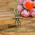 32x26MM Antique Silver Zinc Alloy Dragonfly Hollow Charm Pendant for DIY Necklace Bracelet Jewelry Making