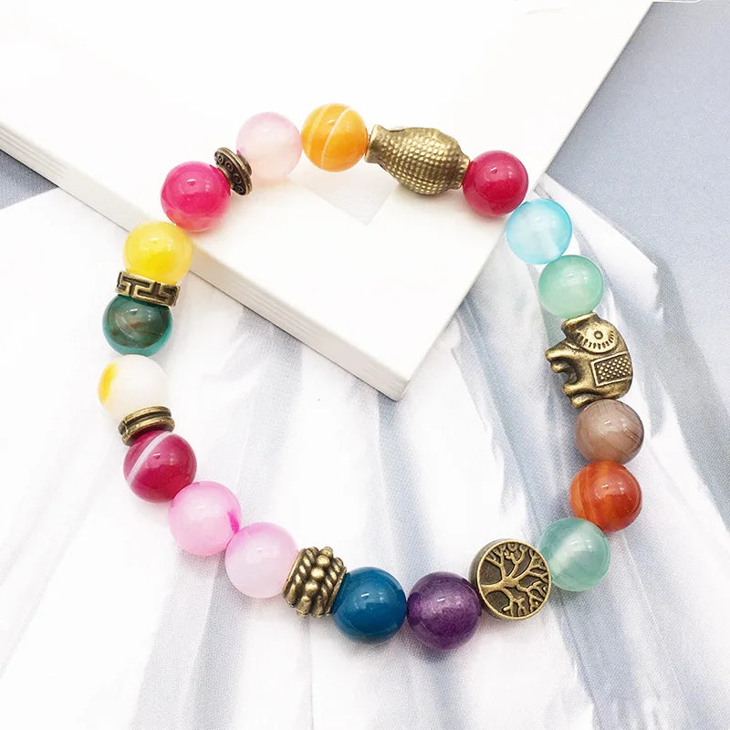 Zinc Alloy UFO Elephant Spacer Beads Loose Metal Beads for DIY Beaded Bracelet