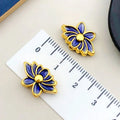 Enamel Zinc Alloy Cloud Ruyi Coin Lotus straight hole spacer beads for DIY bracelets