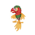 Cute Enamel Parrot Brooch With Rhinestone Accents, Colorful Animal Bird Lapel Pin Suit Accessory Gift