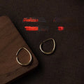 14K Gold Plated Copper Geometric Line Drop Earrings Minimalist Light Luxury Jewelry
