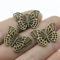 26x18mm 1.5g Vintage Zinc Alloy Butterfly Charm Pendant for DIY Earrings Necklace Jewelry Making