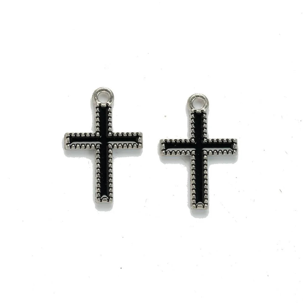 24x16MM KC Gold Zinc Alloy Double Sided Charm Pendant for DIY Necklace Bracelet Jewelry Making