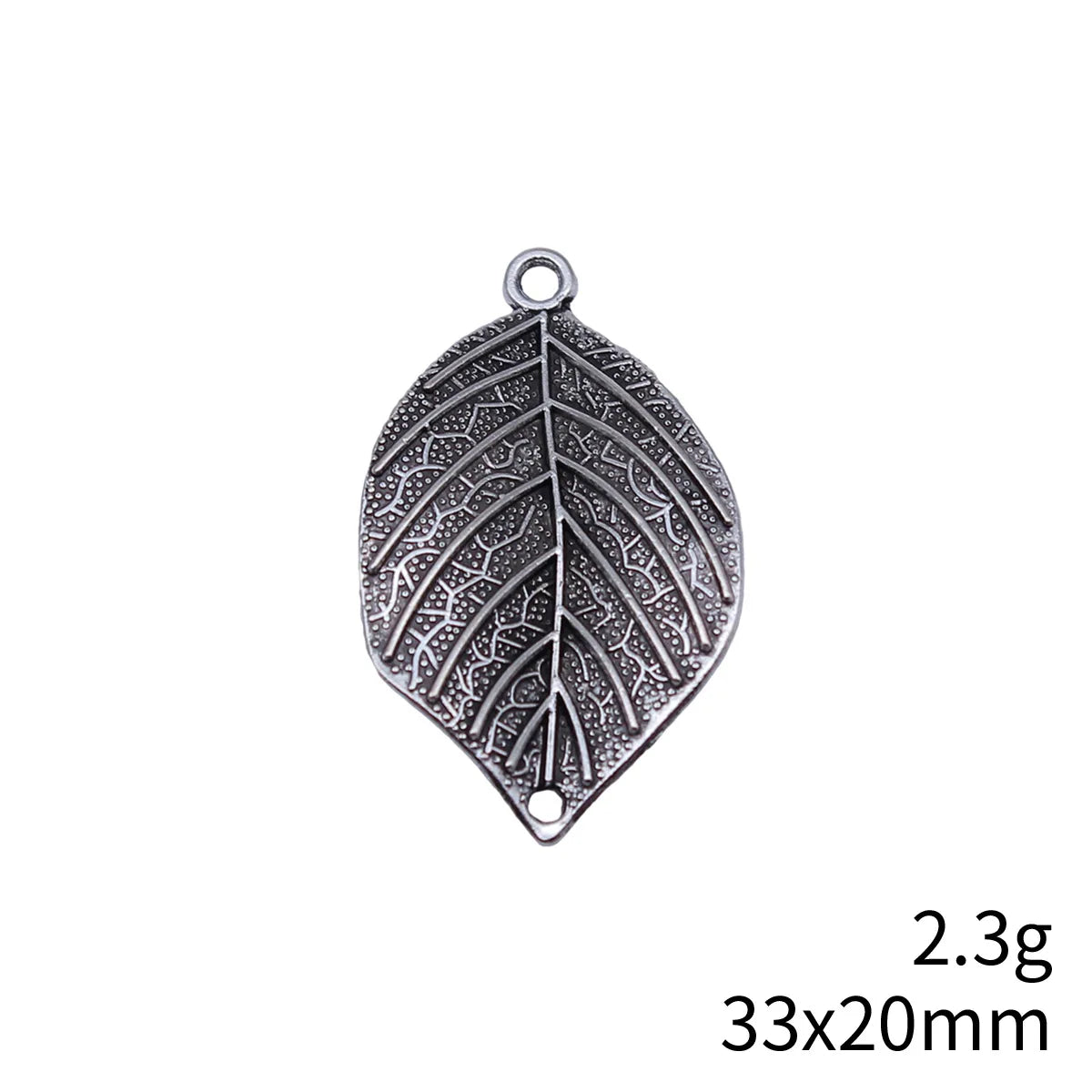 33x20mm 2.3g Multicolor Zinc Alloy Leaf Connector Charm for Necklace Bracelet Jewelry Making