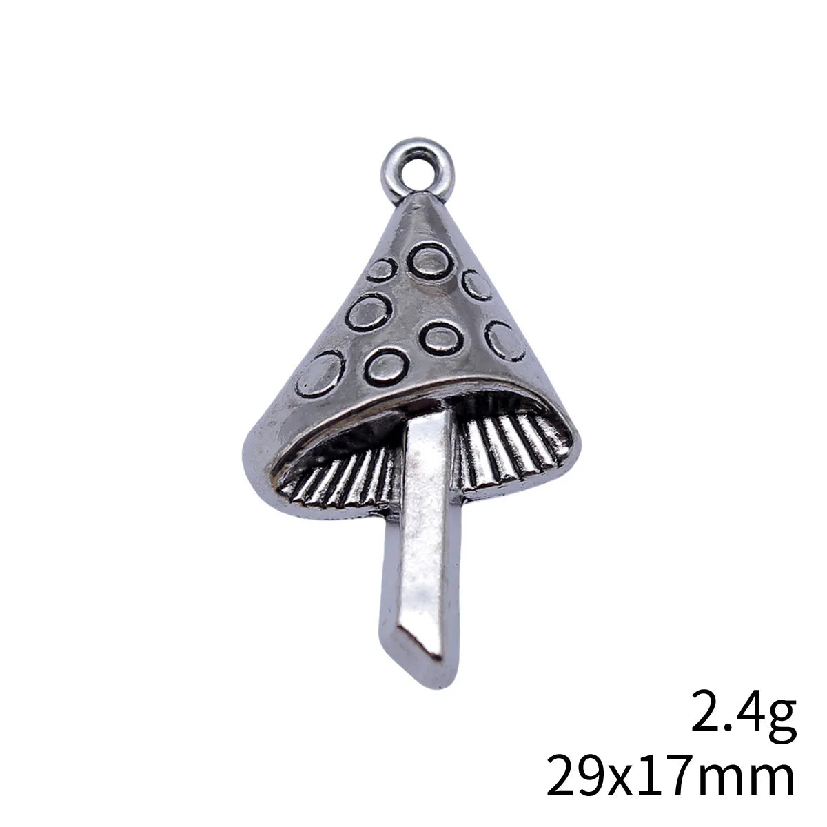 29x17mm 2.4g Multicolor Zinc Alloy Mushroom Charm Pendant for DIY Bracelet Necklace Jewelry Making