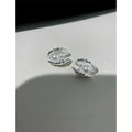 Style Shell Design Copper Stud Earrings For Women Daily Minimalist Jewelry