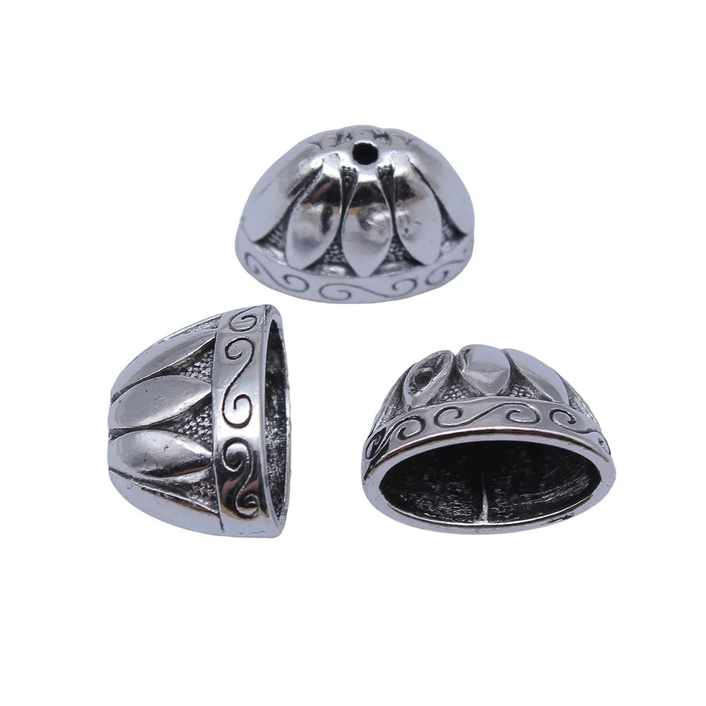 20x13x12mm 5.4g Antique Silver Zinc Alloy Tassel Cap End Bead Cone for Earrings Necklace DIY Jewelry Making