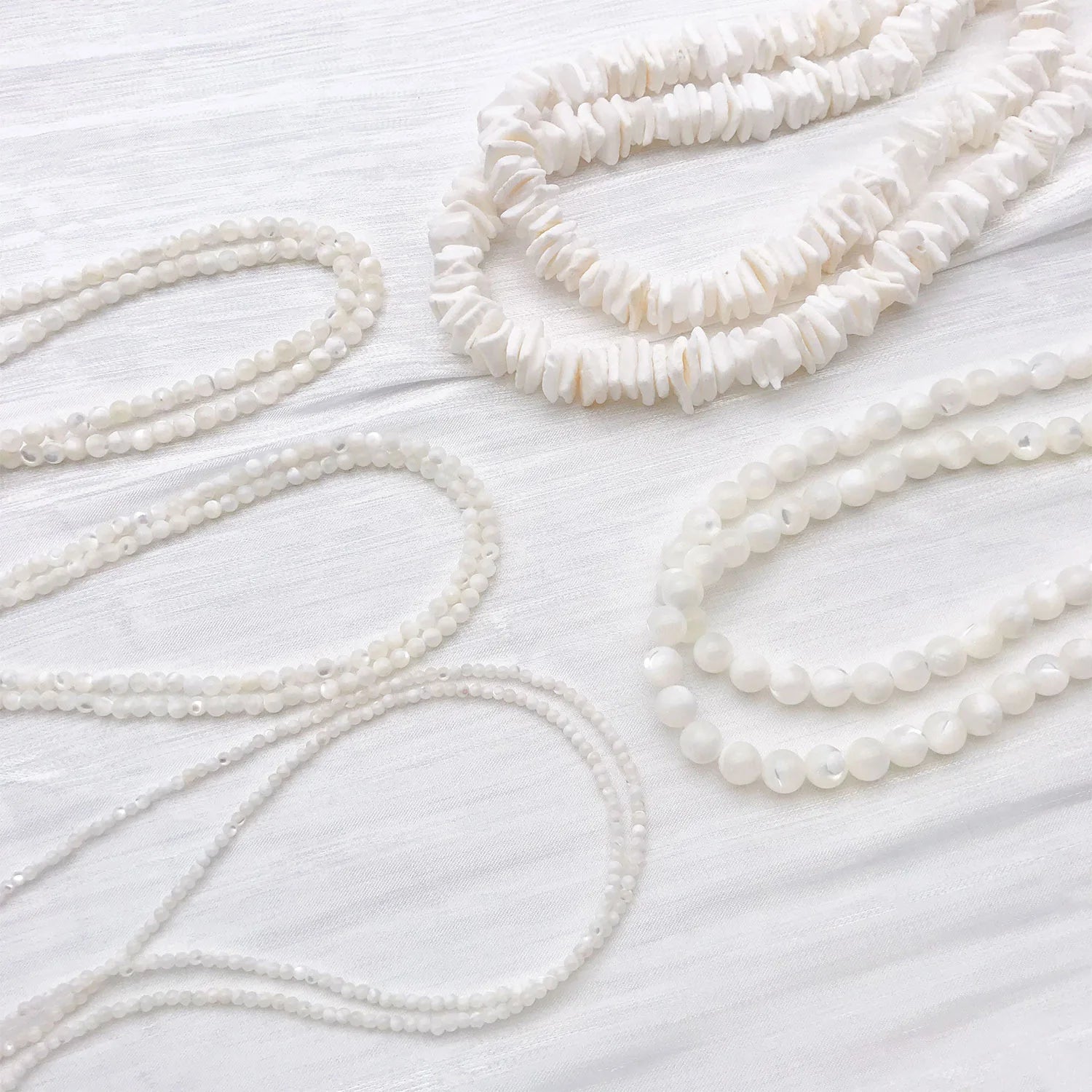 Natural Shell Irregular White Chip Beads for DIY Necklace Bracelet Jewelry Making