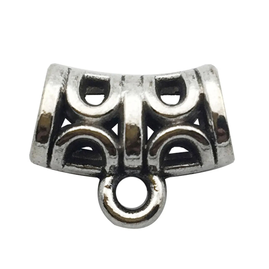 Antique Silver Zinc Alloy Three Way Bail Connector Jewelry Findings for DIY Bracelet Necklace