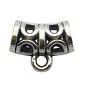 Antique Silver Zinc Alloy Three Way Bail Connector Jewelry Findings for DIY Bracelet Necklace
