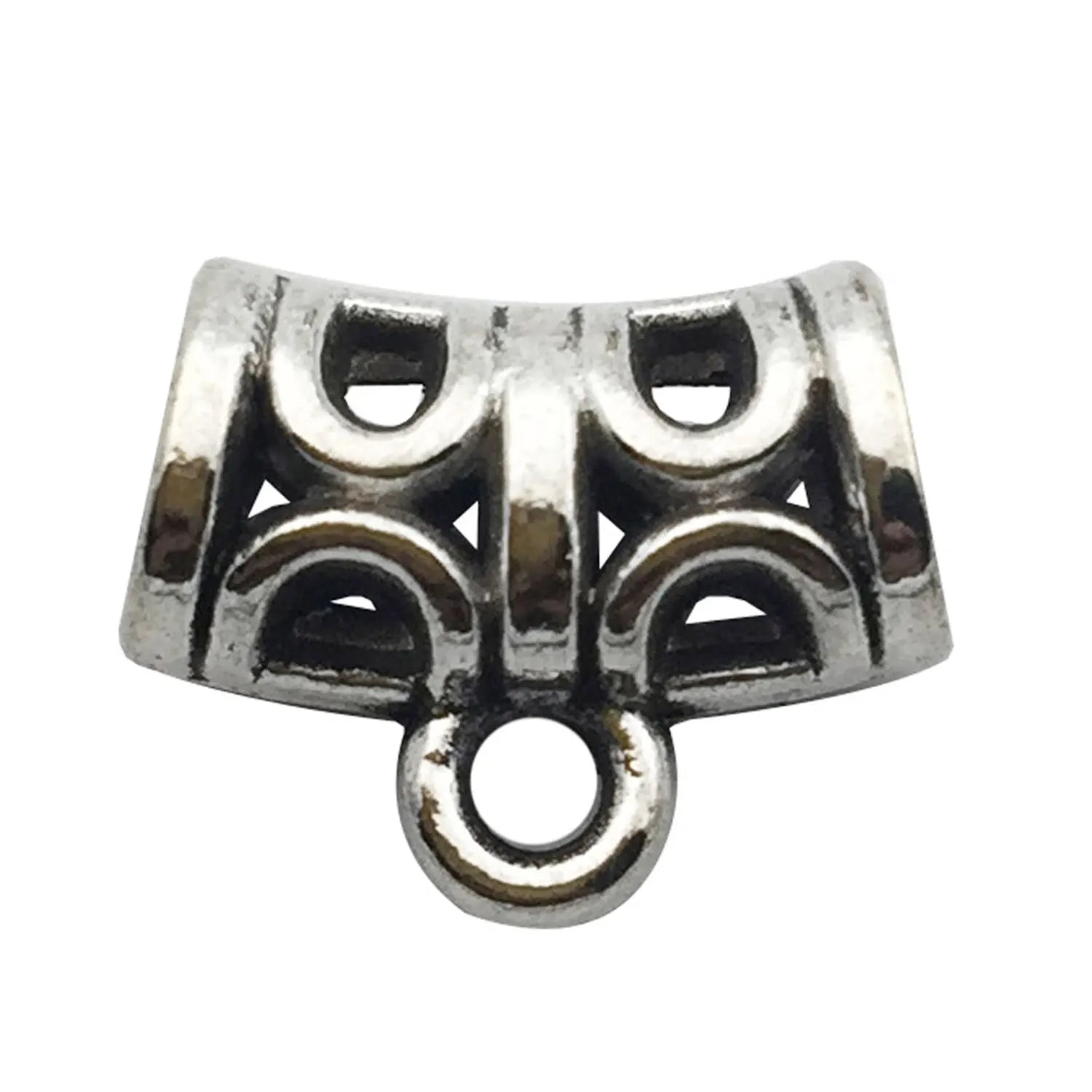 Antique Silver Zinc Alloy Three Way Bail Connector Jewelry Findings for DIY Bracelet Necklace