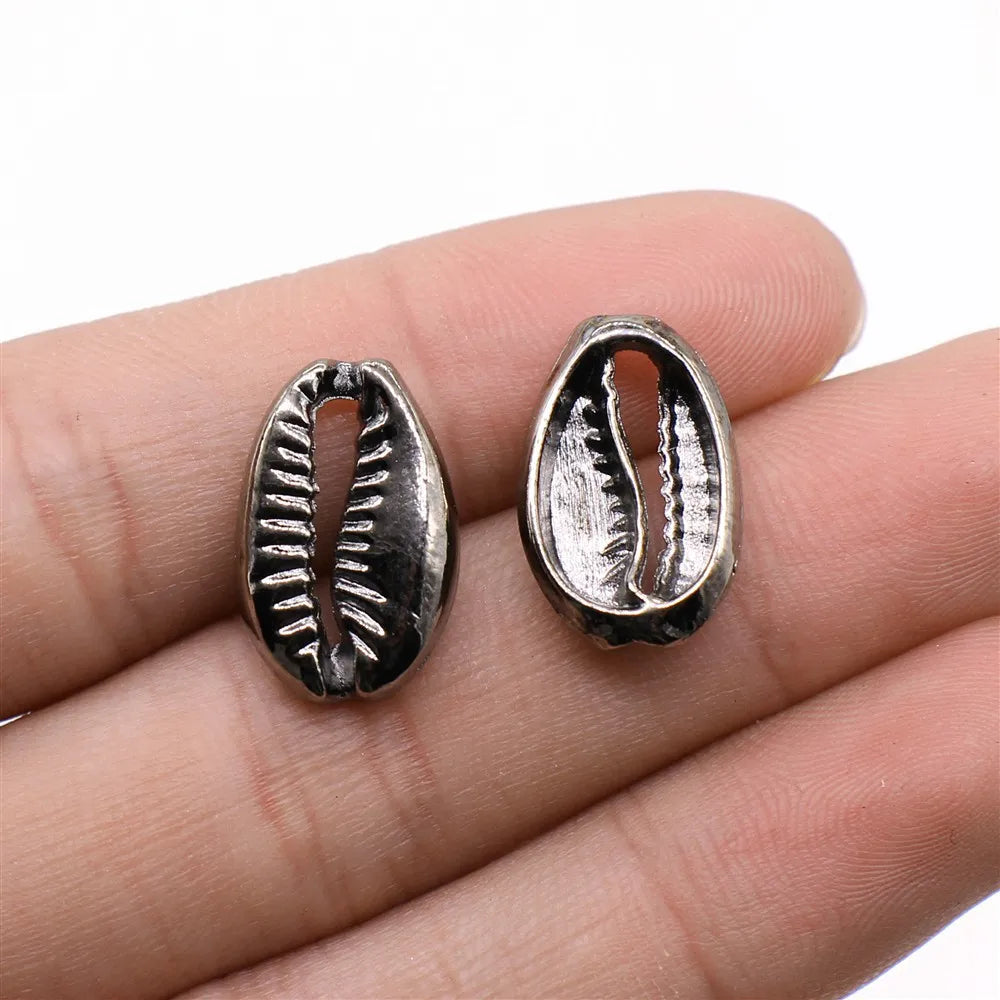 12x19mm 1.7g Multicolor Zinc Alloy Shell Connector Charm for Necklace Bracelet DIY Jewelry Making