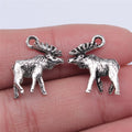 18x16mm 1.6g Antique Silver Zinc Alloy Dinosaur Charm Pendant for Handmade Necklace Bracelet Making