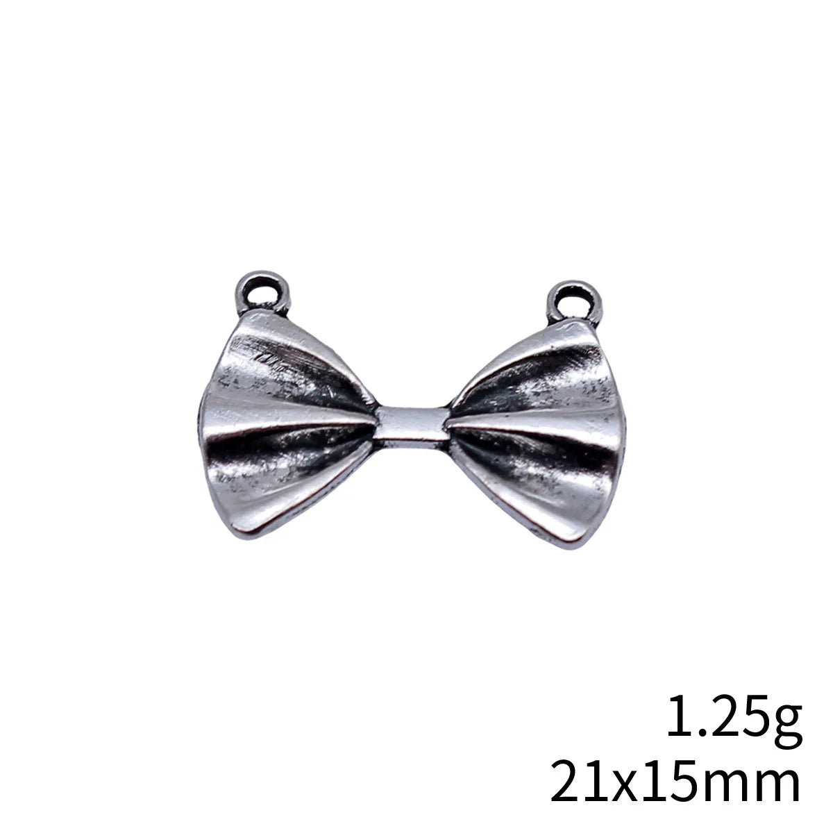 21x15mm 1.25g Multicolor Zinc Alloy Bow Tie Charm Pendant for DIY Necklace Bracelet Jewelry Making