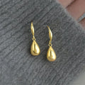 Old Money Minimalist Teardrop Tassel Drop Earrings Eco-Friendly Copper Commuter Jewelry