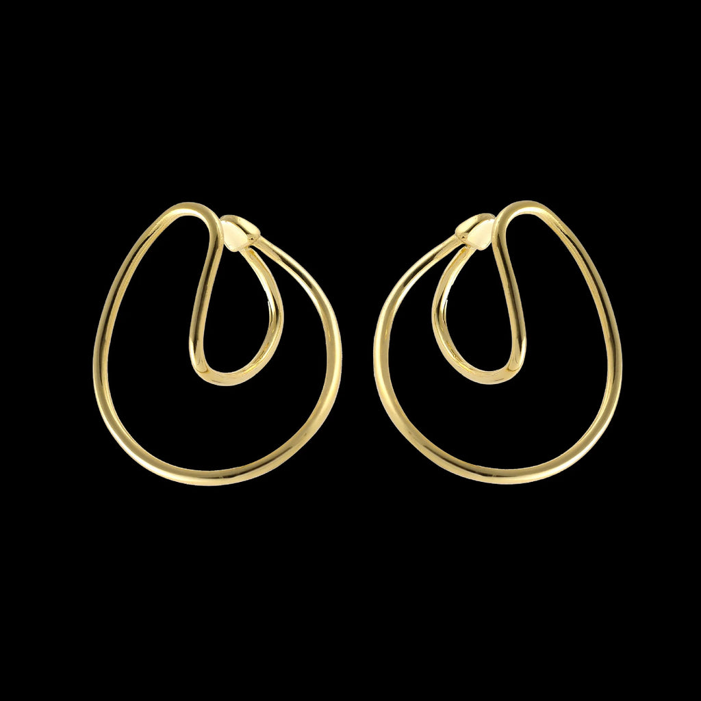 Elegant Alloy Horseshoe Hoop Ear Cuff Stud & Clip On No Piercing Statement Ear Bone Earrings
