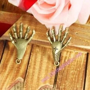 41x26MM Antique Silver Zinc Alloy Skull Charm Pendant for DIY Necklace Bracelet Jewelry Making