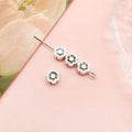 Antique Silver Zinc Alloy Through Hole Spacer Beads for DIY Bracelet Necklace Making