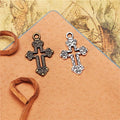 26x16MM Zinc Alloy Cross Hollow Charm Pendant for DIY Necklace Bracelet Jewelry Making