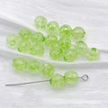 Transparent Acrylic Crackle Round Loose Beads for DIY Bracelet Necklace Jewelry Making