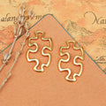 30x18MM Zinc Alloy Hollow Charm Pendant for DIY Necklace Bracelet Jewelry Making