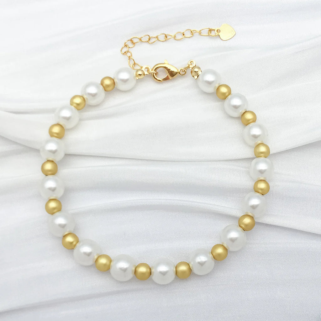 Matte Gold Copper Alloy Round Spacer Beads for Necklace and Bracelet Jewelry Making