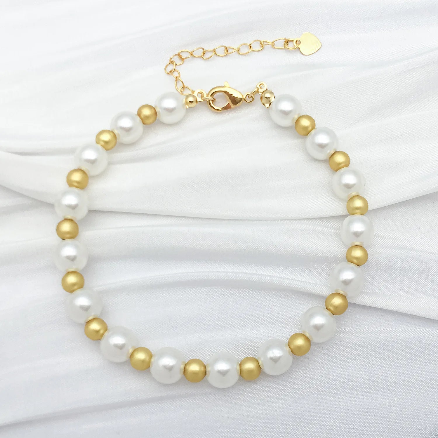 Matte Gold Copper Alloy Round Spacer Beads for Necklace and Bracelet Jewelry Making