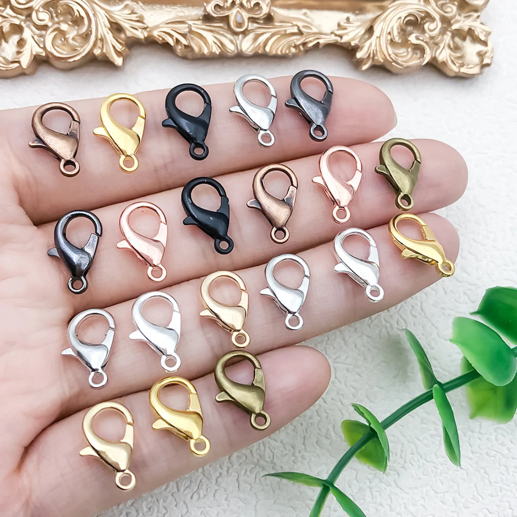 Antique Zinc Alloy Lobster Clasps