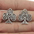 19x23mm 1.5g Antique Silver Zinc Alloy Heart Tree Charm Pendant for DIY Necklace Bracelet Making