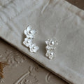 Eco-Friendly Copper Plum Blossom Drop Earrings New Chinese Ethnic Floral Jewelry For Women