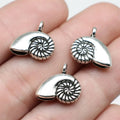 16x12mm 2.1g Multicolor Zinc Alloy Conch Shell Charm Pendant for DIY Ocean Theme Jewelry Making