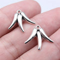 18x16mm 1.3g Antique Silver Zinc Alloy Chili Pepper charm pendant for DIY bracelet necklace accessories