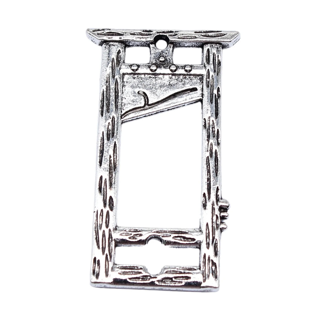 37x22mm 4.3g Antique Silver Zinc Alloy Guillotine Charm Pendant for Vintage DIY Jewelry Making