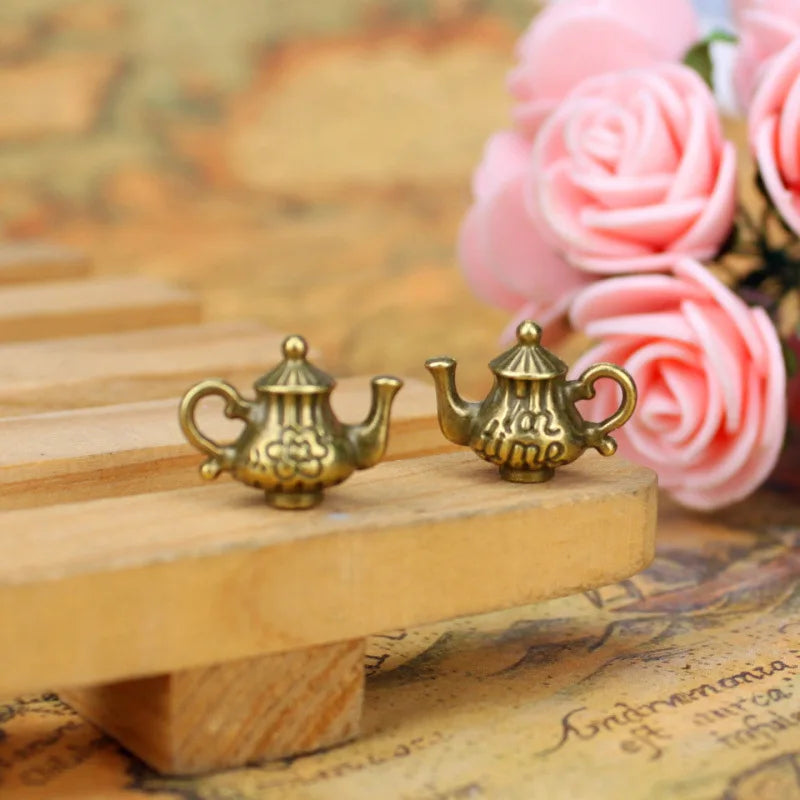 15x12MM Antique Silver Zinc Alloy Teapot Charm Pendant for DIY Necklace Bracelet Jewelry Making