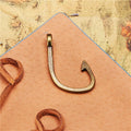 35x23MM Antique Silver Zinc Alloy Anchor Hook Charm Pendant for DIY Necklace Bracelet Jewelry Making