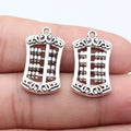 24x14mm 2.6g Multicolor Zinc Alloy Chinese Abacus Charm Pendant for DIY Bracelet Necklace Jewelry Making