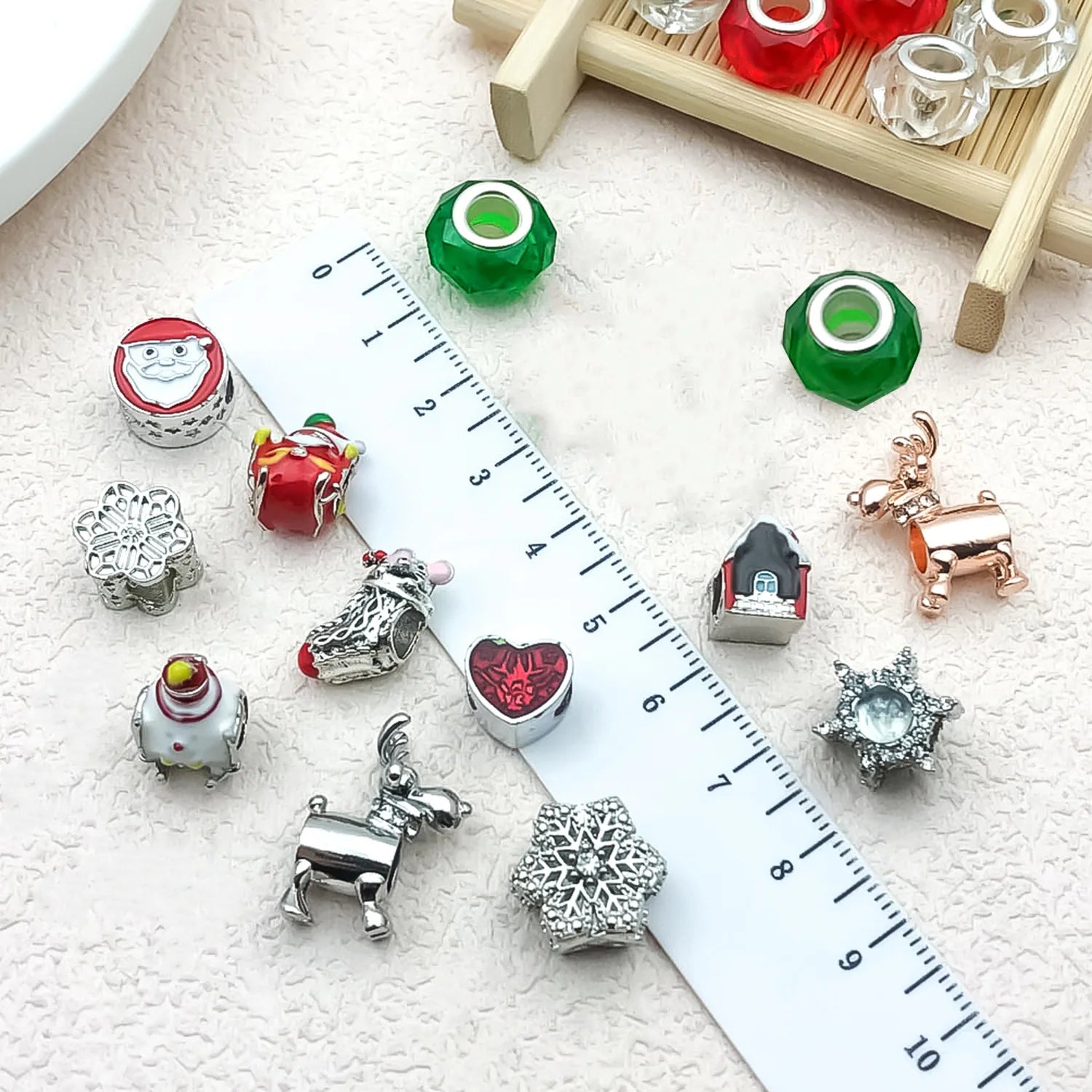 Acrylic Resin Bead Charm Pendants Style 0763
