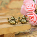 15x12MM Antique Silver Zinc Alloy Teapot Charm Pendant for DIY Necklace Bracelet Jewelry Making