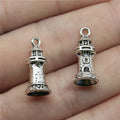 20x9mm 1.9g Multicolor Zinc Alloy Lighthouse Charm Pendant for DIY Necklace Bracelet Jewelry Making