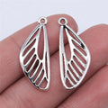 29x12mm 0.9g Multicolor Zinc Alloy Hollow Butterfly Wing Charm Pendant for DIY Jewelry Making