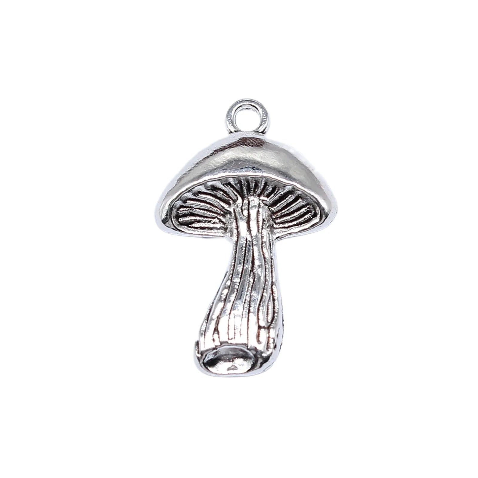 29x18mm 2.2g Multicolor Zinc Alloy Mushroom Charm Pendant for DIY Bracelet Necklace Jewelry Making