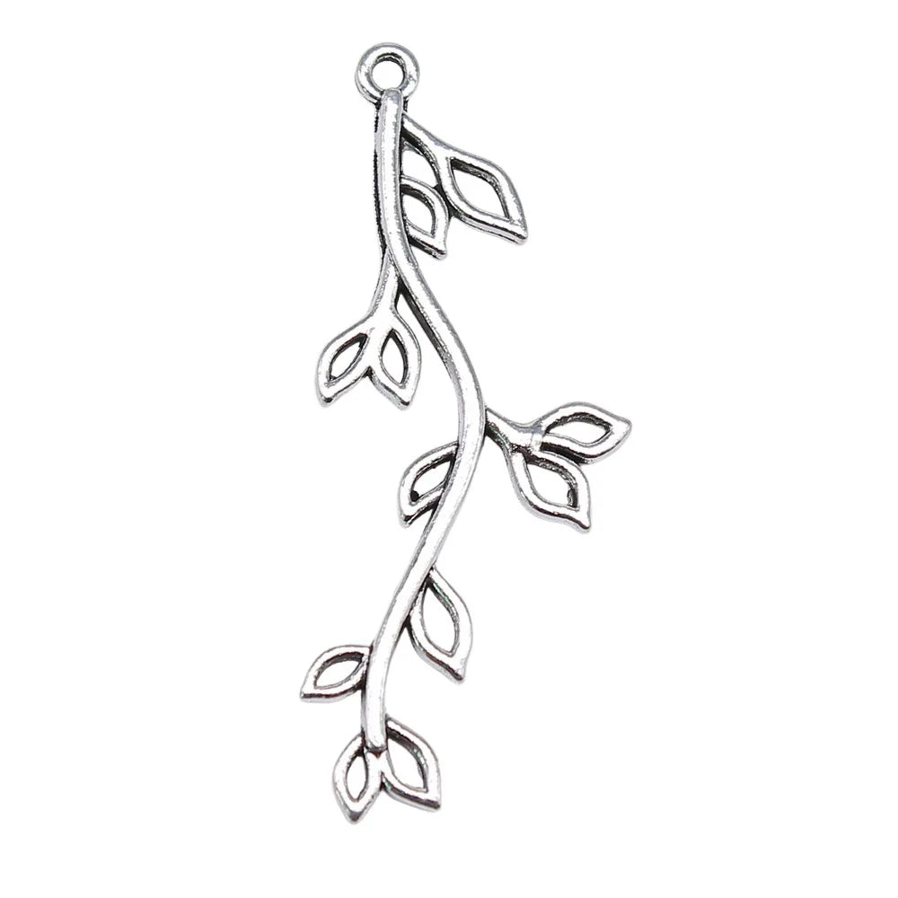 43x17mm 1.8g Multi Color Zinc Alloy Tree Branch Charm Pendant for DIY Necklace Bracelet Making