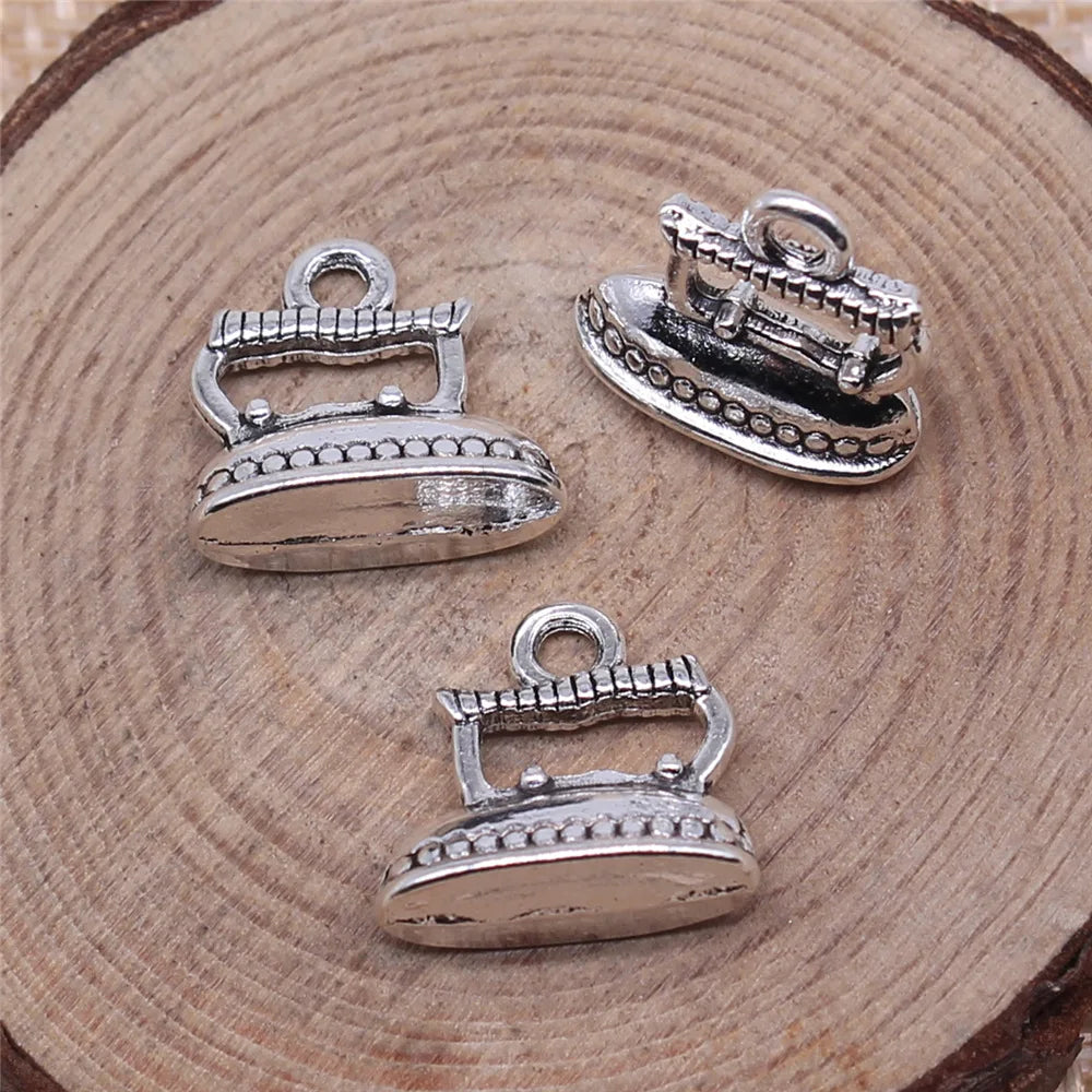 13x14mm 1.9g Zinc Alloy Charm Pendants for DIY Jewelry Accessories