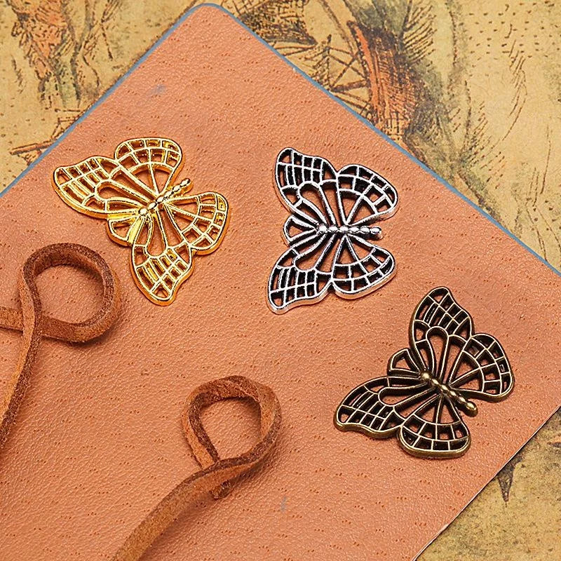 25x18MM Zinc Alloy Butterfly Hollow Charm Pendant for DIY Necklace Bracelet Jewelry Making