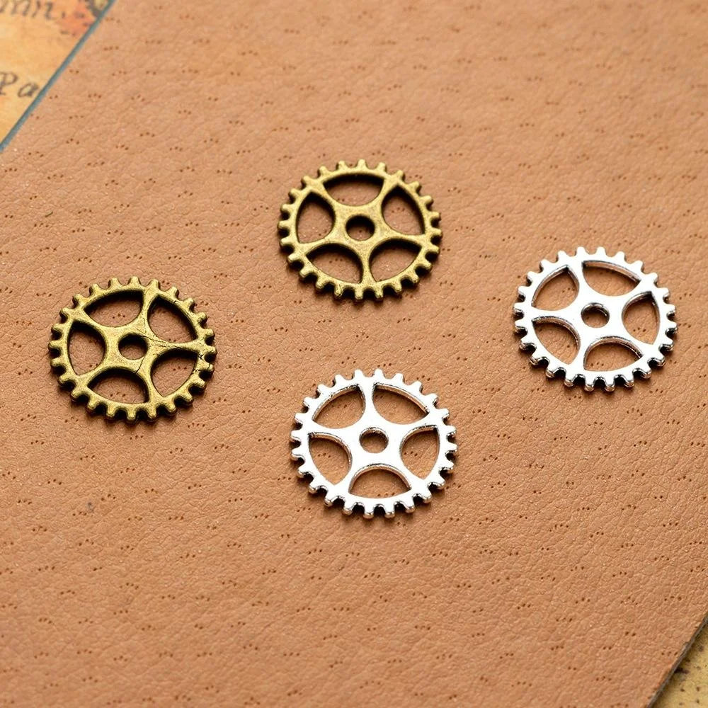 15MM Antique Silver Zinc Alloy Charm Pendant for DIY Necklace Bracelet Jewelry Making